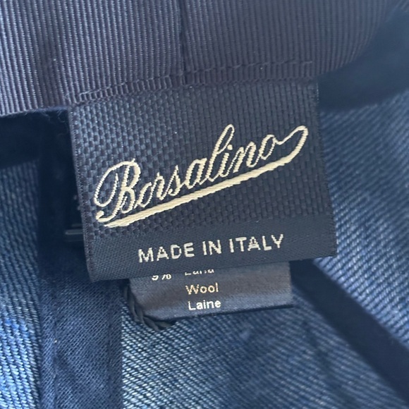 NWOT BORSALINO Lollo Denim Cloche women’s floppy sun hat size S see photo for sz main image 11